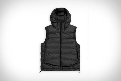 Norse Projects Pasmo Rip Veste sans manches à capuche