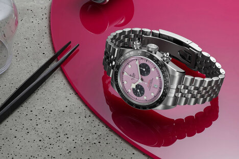 TUDOR Black Bay Chrono Pink Watch TUDOR Black Bay Chrono Pink Watch
