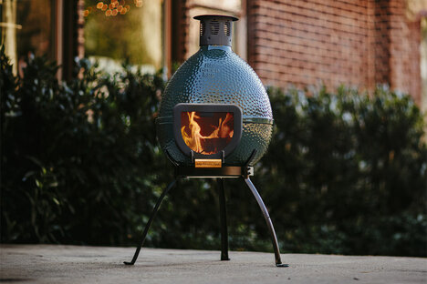 Big Green Egg Gartenkamin