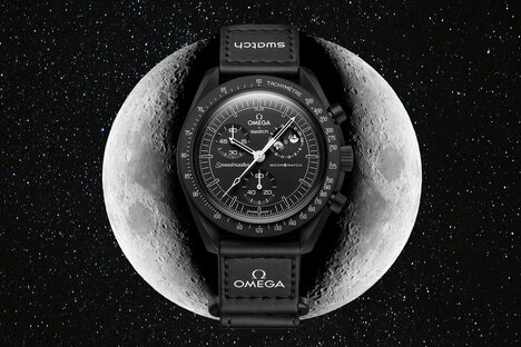 Omega x Swatch Mission to Moonphase New Moon Snoopy MoonSwatch Omega x Swatch Mission to Moonphase New Moon Snoopy MoonSwatch