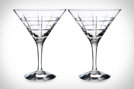 Verres à Martini de rue Orrefors