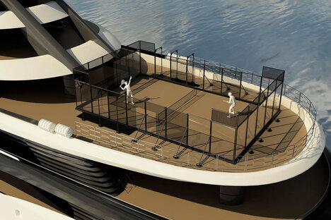 Shipyard Supply Superyacht Padel Court Shipyard Supply Superyacht Padel Court
