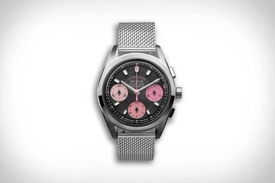 Bravur Grand Tour La Corsa Rosa IV Watch | Uncrate