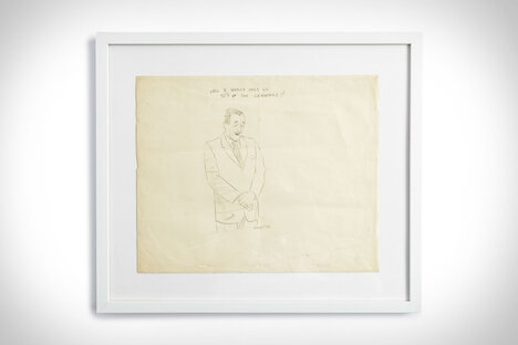 Walt Disney In-Studio Gag Drawing