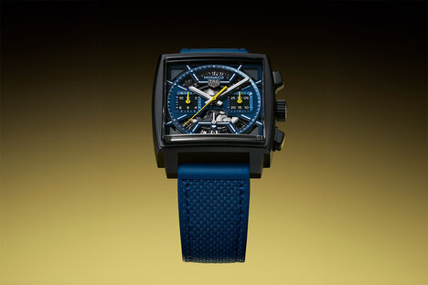 TAG Heuer Monaco Chronograph Dark Blue Watch TAG Heuer Monaco Chronograph Dark Blue Watch