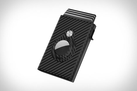 Carbon Fiber AirTag Wallet Carbon Fiber AirTag Wallet