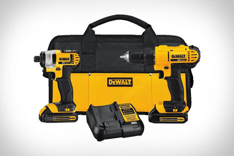 Dewalt 20V MAX 无绳电钻和冲击起子组合套件