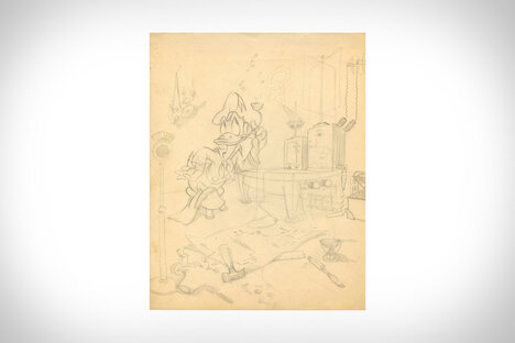 Donald Duck Publicity Drawing Donald Duck Publicity Drawing