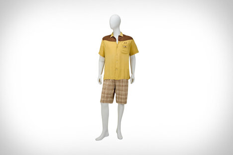 Camiseta y pantalones cortos de bolos usados en pantalla por El gran Lebowski