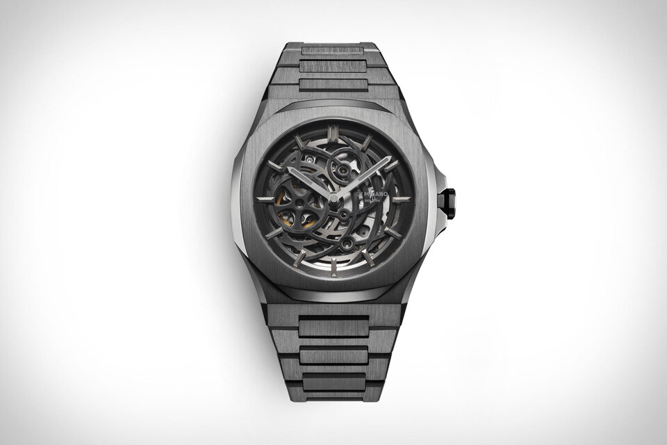 D1 Milano Space Grey Polycarbon Watch | Uncrate