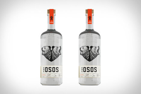 Por Osos 1L Vodka 2 Bottle Set