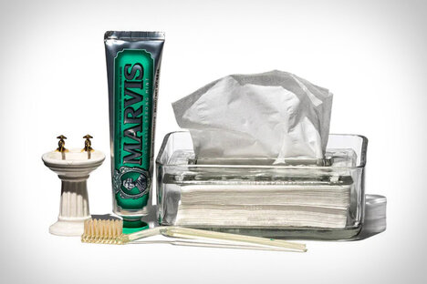 Estuche de vidrio para pañuelos