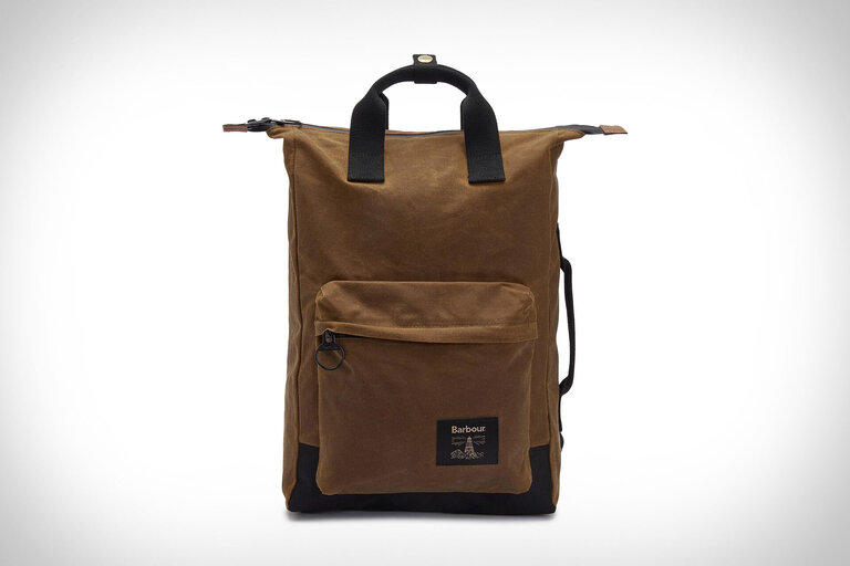 Barbour Field Waxed Backpack