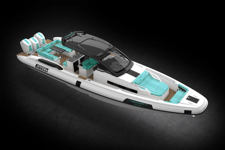 Pirelli 50 Mansory Speedboat | Uncrate