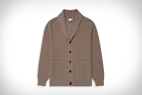 Sunspel Cashmere & Lambswool Cardigan