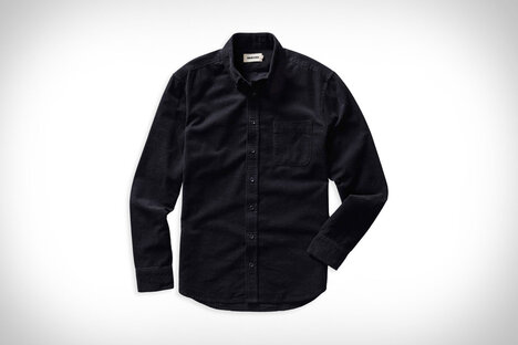 Taylor Stitch Heather Pincord Jack Shirt