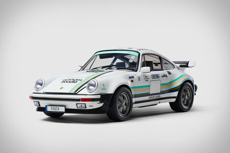 Modèle réduit de la Porsche 911 Turbo de Daniel Arsham x Schuco