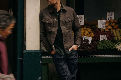Taylor Stitch Peat Nep Long Haul Jacket Taylor Stitch Peat Nep Long Haul Jacket