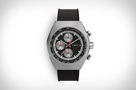 Timex Legacy Tonneau 橡胶表带计时手表