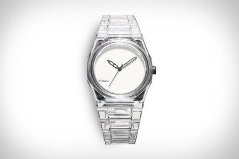 Reloj de nailon translúcido D1 Milano