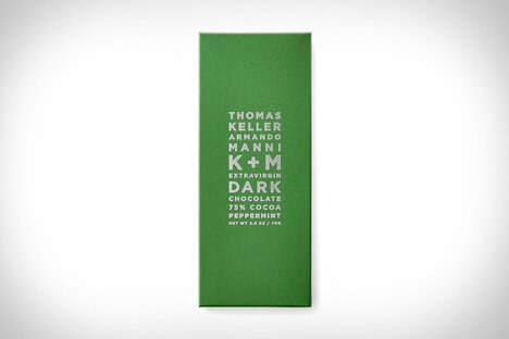 K+M Dark Peppermint Chocolate Bar