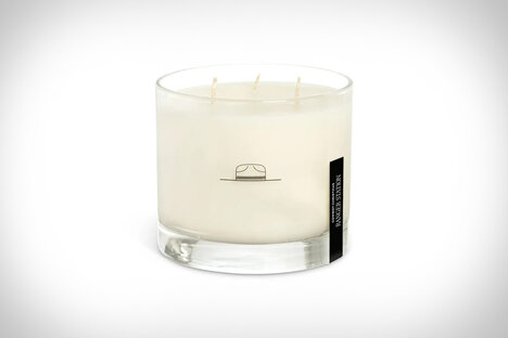 Ranger Station Cowboy Christmas Mammoth Candle