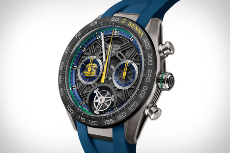 TAG Heuer x Senna Carrera Chronograph Tourbillon Watch TAG Heuer x Senna Carrera Chronograph Tourbillon Watch