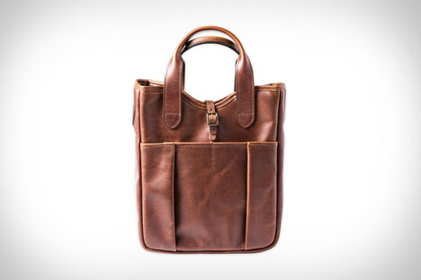 Tom Beckbe Leather Whiskey Tote Tom Beckbe Leather Whiskey Tote