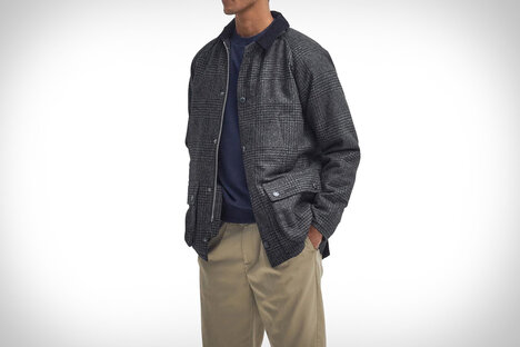 Barbour Bedale Check Wool Jacket Barbour Bedale Check Wool Jacket