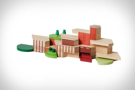 Frank Lloyd Wright Usonian Building Blocks Set