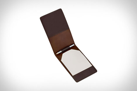 Leather Golf Yardage and Scorecard Cover Leather Golf Yardage and Scorecard Cover