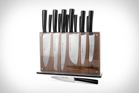 Schmidt Bros. Carbon 15-Piece Knife Block Set Schmidt Bros. Carbon 15-Piece Knife Block Set