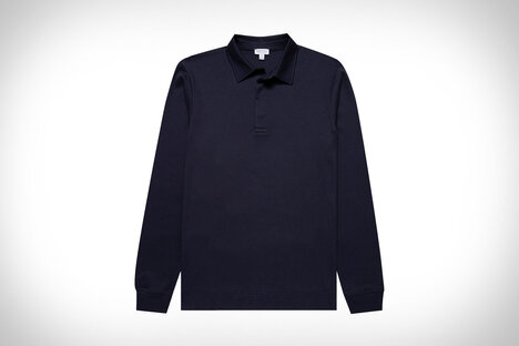 Sunspel Heavyweight Rugby Polo Shirt