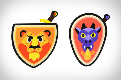 Vilac 儿童剑与盾玩具套装