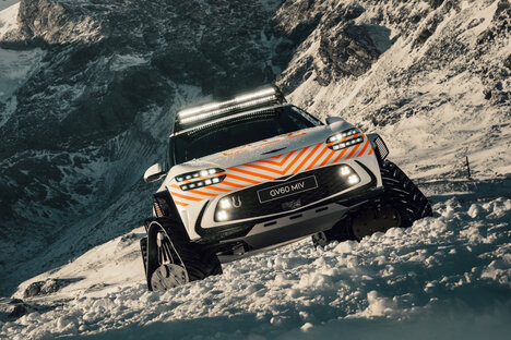 Genesis GV60 Mountain Intervention Vehicle Concept Genesis GV60 Mountain Intervention Vehicle Concept