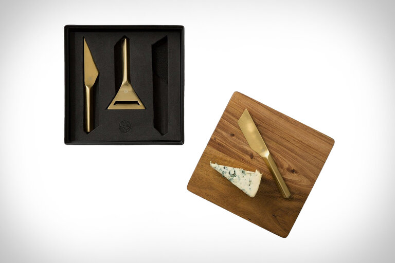 RBT Cheese Board & Knives Set