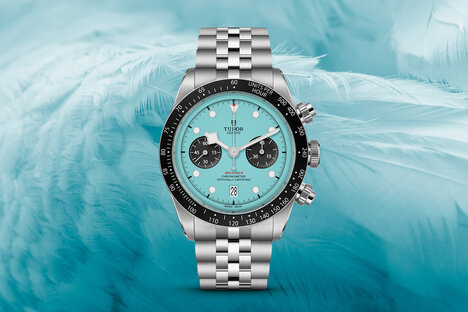 TUDOR Black Bay Chrono Flamingo Blue Watch TUDOR Black Bay Chrono Flamingo Blue Watch