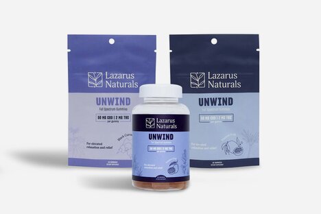 Lazarus Naturals Unwind CBD+THC Gummies