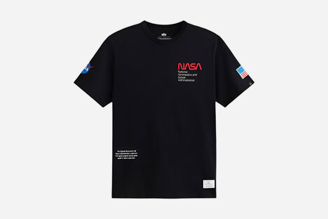 Alpha Industries NASA Worm Logo T-Shirt