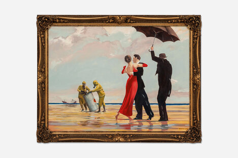 Banksy's Crude Oil (Vettriano) Banksy's Crude Oil (Vettriano)