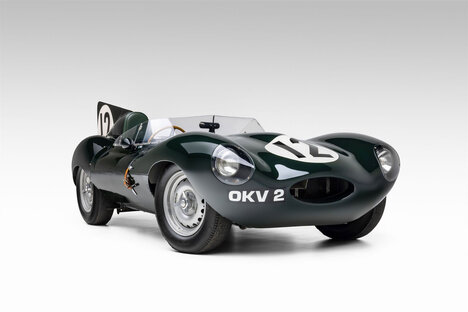 1954 Jaguar D-Type OKV 2 Works Race Car 1954 Jaguar D-Type OKV 2 Works Race Car