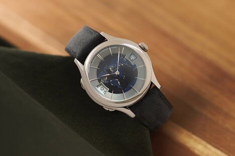 Laurent Ferrier Classic Traveller Globe Night Blue Watch Laurent Ferrier Classic Traveller Globe Night Blue Watch