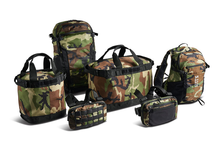 5.11 Tactical Woodland Camo Collection