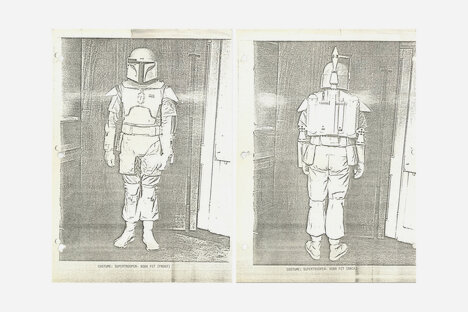 Star Wars Boba Fett Costume Test Print Star Wars Boba Fett Costume Test Print