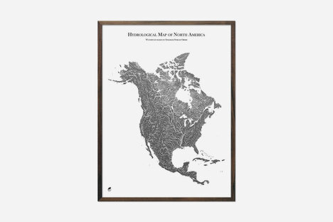 Hydrological Map of North America Hydrological Map of North America