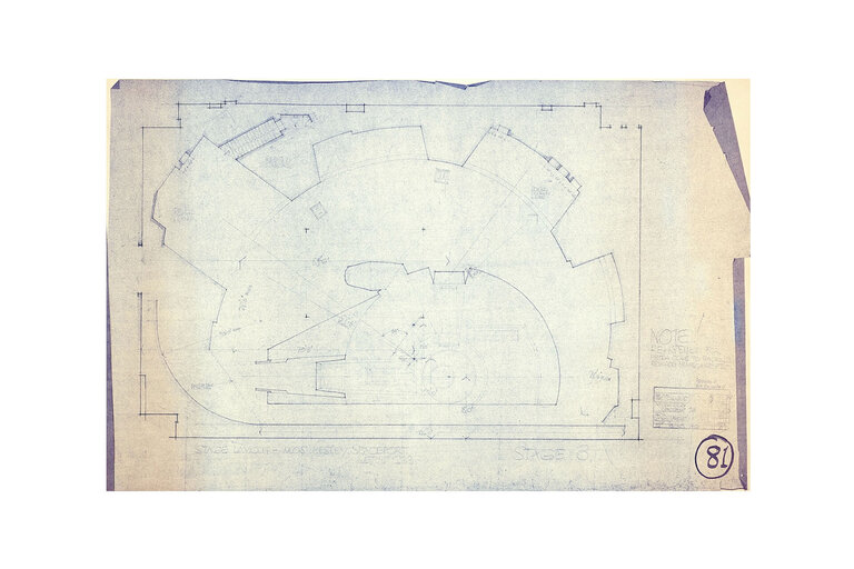 Star Wars Lucasfilm Original Mos Eisley Spaceport Blueprint