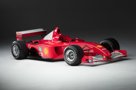 Michael Schumacher's F1 Championship-Winning 2001 Ferrari F2001 Race Car Michael Schumacher's F1 Championship-Winning 2001 Ferrari F2001 Race Car