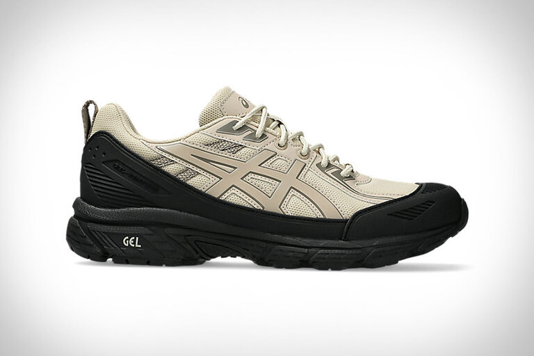 ASICS Gel-Venture Shield Black Feather Grey Trail Shoes