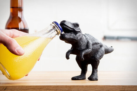 Cast Iron Dinosaur Bottle Opener