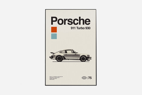 Porsche 911 Turbo 930 Poster Porsche 911 Turbo 930 Poster
